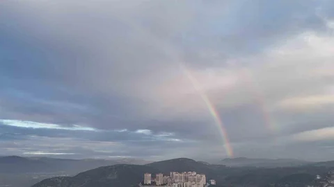 Kestel'de Gökkuşağı Görüntülendi