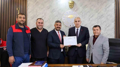 Malatya'ya Ek Destek Sağlayan Başarı Belgesi