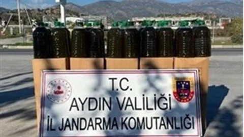 Köşk'te Sahte Zeytinyağı Ele Geçirildi