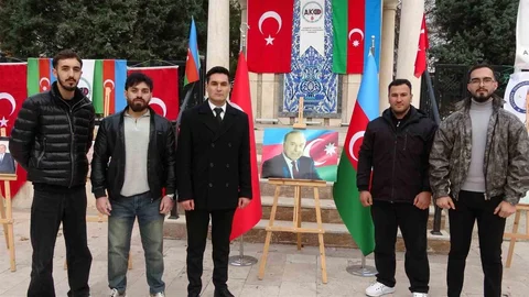 Kütahya'da Haydar Aliyev Anısına Sergi Açıldı