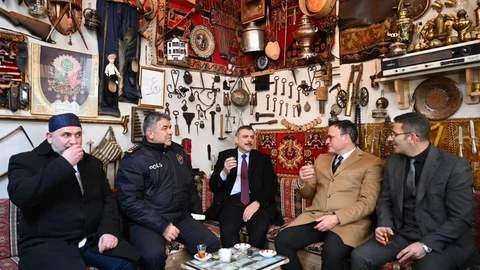 Erzurum'da Vali Çiftçi Esnafı Ziyaret Etti