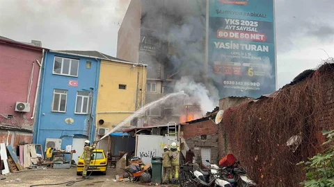 Gemlik'te Pide İmalathanesinde Yangın Çıktı