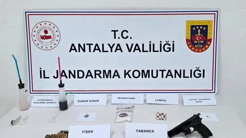 Antalya'da Uyuşturucu Operasyonu Yapıldı