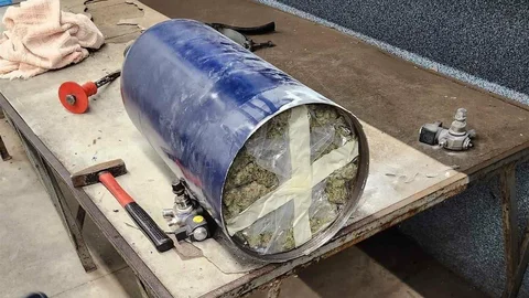 Kırklareli'nde Oto Gaz Tüplerinde Esrar Yakalandı