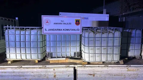 Ankara'da Etil Alkol Operasyonu