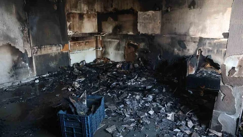 Hatay'da Mutfakta Yangın Çıktı