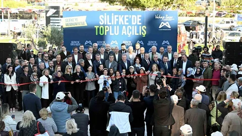 Silifke'de Üç Proje Açıldı