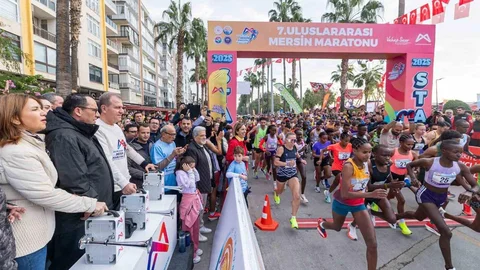 Mersin Maratonu 2023'te Koşulmaya Başladı