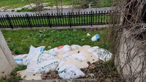 Bilecik’te Yol Kenarındaki Ekmek Hamurları Temizlendi