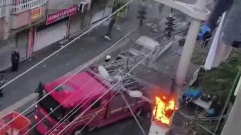 Diyarbakır'da Trafo Yangını