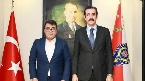 Kaymakam Topsakaloğlu'ndan İl Emniyet Müdürü Yılmaz'a Ziyaret