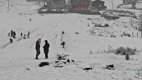 Ayder Yaylası Beyaza Büründü