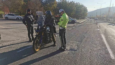 Mardin'de Motosiklet Denetimi Gerçekleştirildi