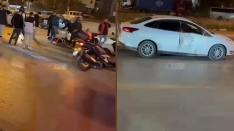 Çağdaşkent'te Kaza: Motosiklet Otomobile Çarptı, Sürücü Yaralandı!