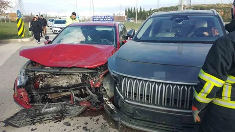 Bilecik'te Direksiyon Sınavı Kazası