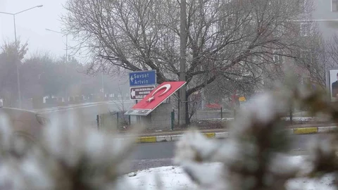 Ardahan'da Dondurucu Soğuk Hava Etkili Oldu