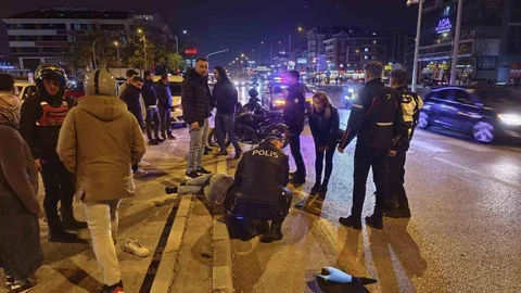 Denizli'de Motosiklet Kazası