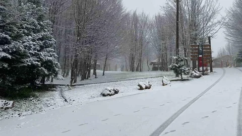 Kartepe'ye Kar Yağdı