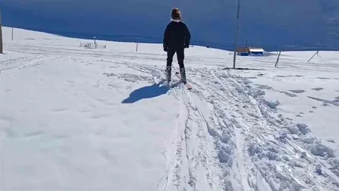 Giresun'da Eğribel Kayak Merkezi Açıldı