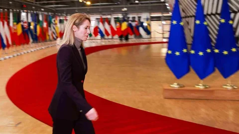 Brüksel'de AB Yüksek Temsilcisi Kallas Açıklamalarda Bulundu