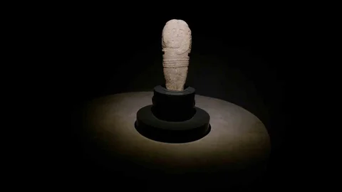 Erzurum'da Taş Baba Heykeli Sergileniyor