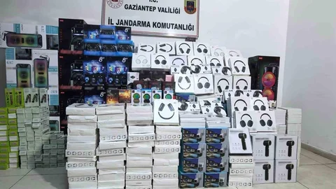 Gaziantep'te Kaçak Elektronik Eşya Baskını