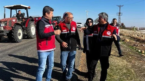 Adıyaman'da Mera Gübreleme Çalışması Yapıldı