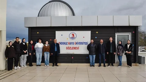 OMÜ'de Astronomi Eğitim Programı Tamamlandı
