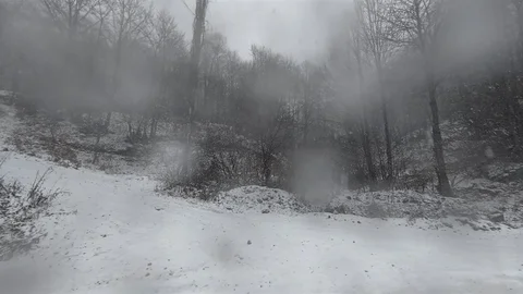 Tokat'ta Kar Yağışı Etkili Oldu