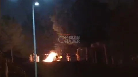 1453 Fetih Parkı İçindeki Ağaçların Yakınında Yakılan Ateş Tehlike Yarattı!