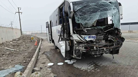 Kayseri'de İşçi Servisi Kazası