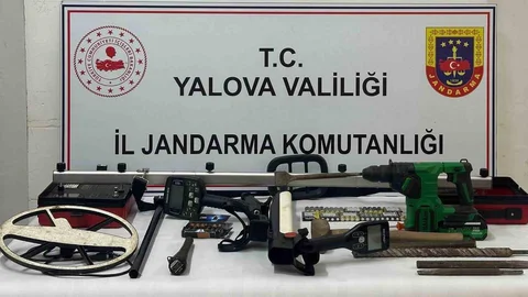Yalova’da Defineci Operasyonu Gerçekleşti