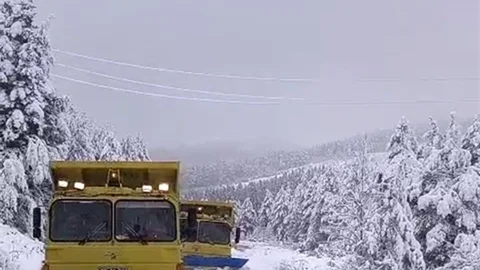 Sinop’ta Kar Yağışı Etkili Oluyor