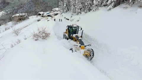 Sinop'ta Karla Mücadele Çalışmaları Sürüyor