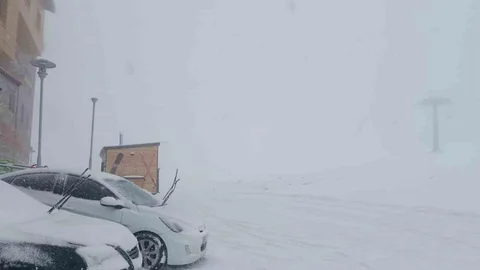 Samsun'un Zirveleri Kış Beyazına Büründü