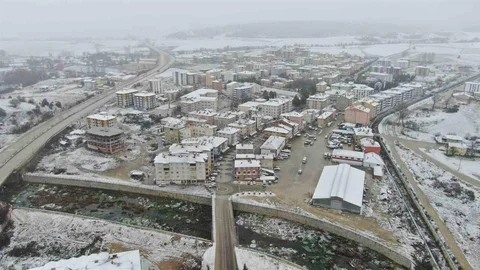 Kastamonu'da Kar Yağışı Etkili Oldu