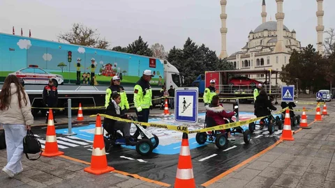 Kırıkkale'de Trafik Eğitimi Verildi