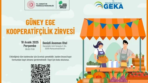 Güney Ege Kooperatifçilik Zirvesi Denizli'de Düzenlenecek
