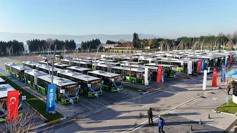 Kocaeli'ye 68 Yeni Otobüs Katıldı