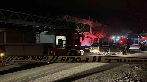 Konya'da Yangında Yaşlı Adam Hayatını Kaybetti