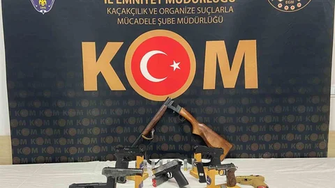 Kastamonu'da Kaçak Silah Operasyonu