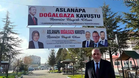 Aslanapa Doğal Gaz Hizmetine Kavuştu