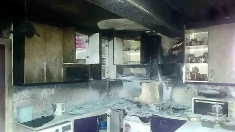 Aydın'da Mutfakta Yangın Çıktı