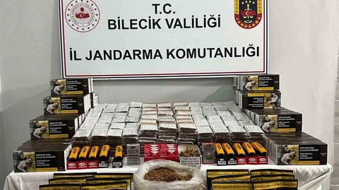 Bilecik'te Kaçak Tütün Ürünleri Ele Geçirildi