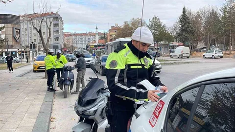 Karaman'da Motosiklet Denetimleri Sürüyor