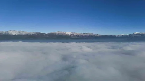 Bolu'da Sis Manzarası Oluştu