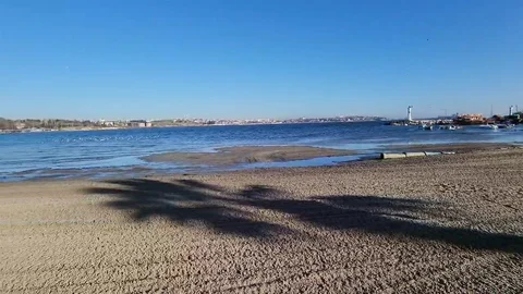 Tekirdağ'da Deniz Çekilmesi Yaşandı