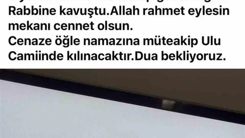 Başkan Öztürk'ün Kayınvalidesi Vefat Etti