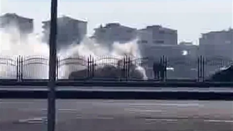 Diyarbakır'da Taksi Yangını