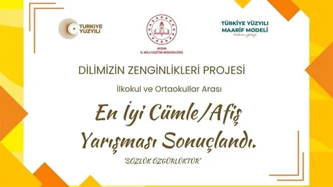 Aydın'da Cümle ve Afiş Yarışması Sonuçlandı